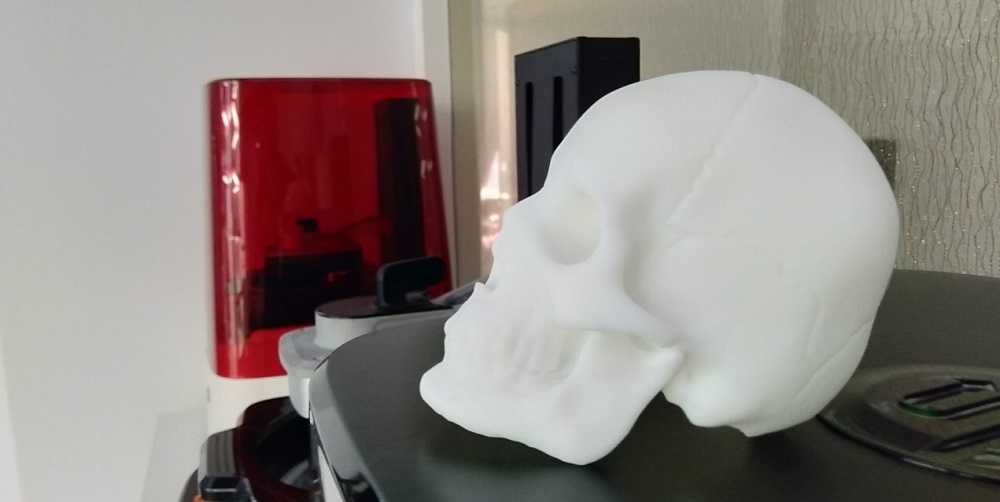 Xương sọ 3D từ máy in Sprintray